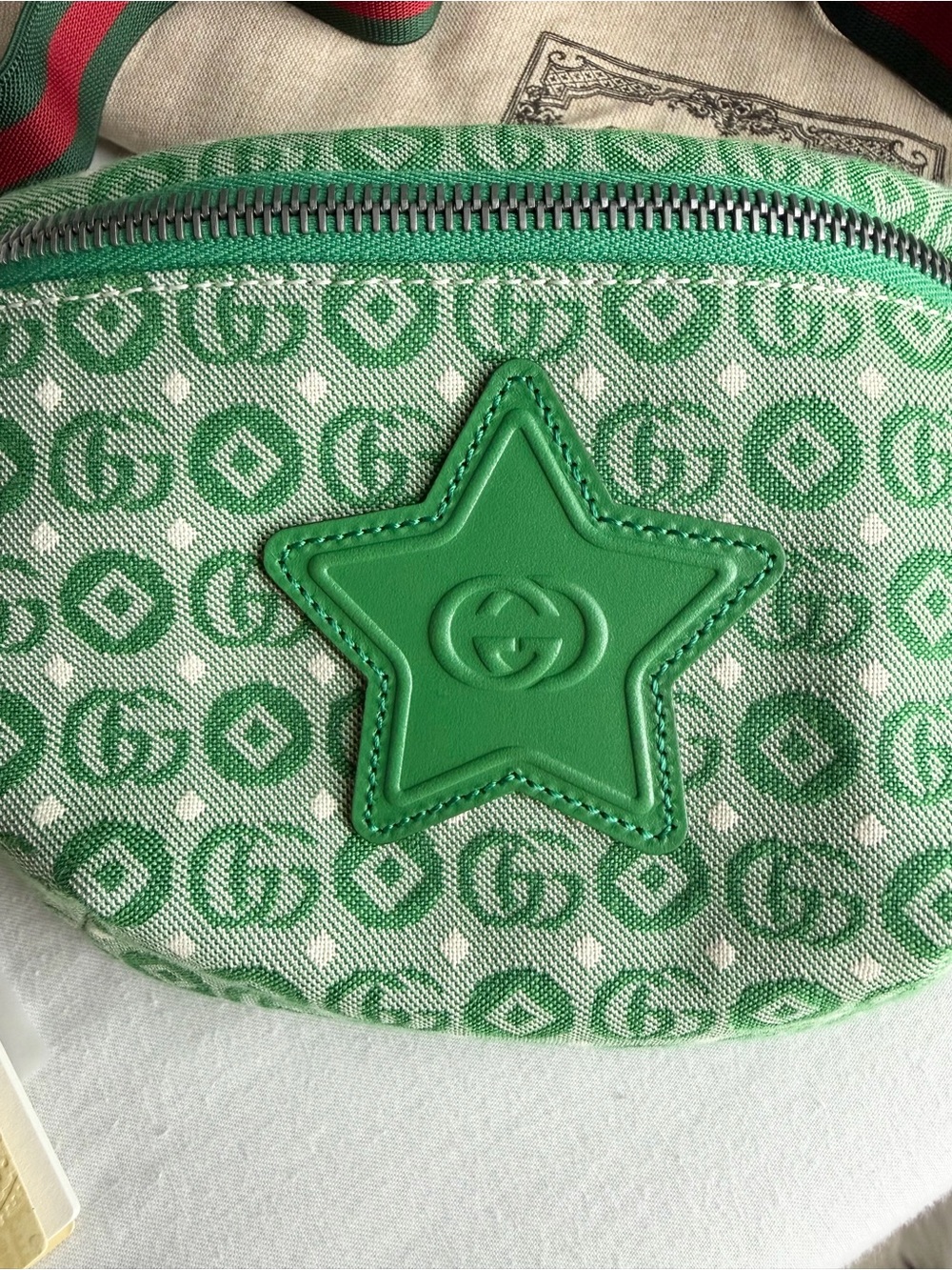 Gucci GG Supreme Mushroom Belt Bag NWT - Picture 5 of 5